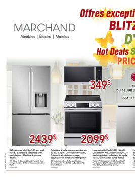 Circulaire Meubles Marchand - Blitz Prix d'Été Circulaire Meubles Marchand - Blitz Prix d'Été